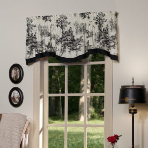 Bouvier Black Collection - Shaped Valance