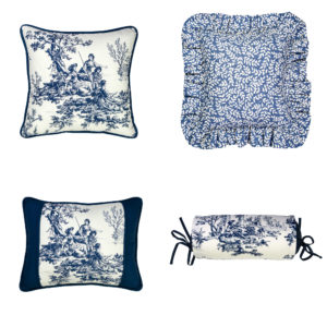 Bouvier Blue Pillows