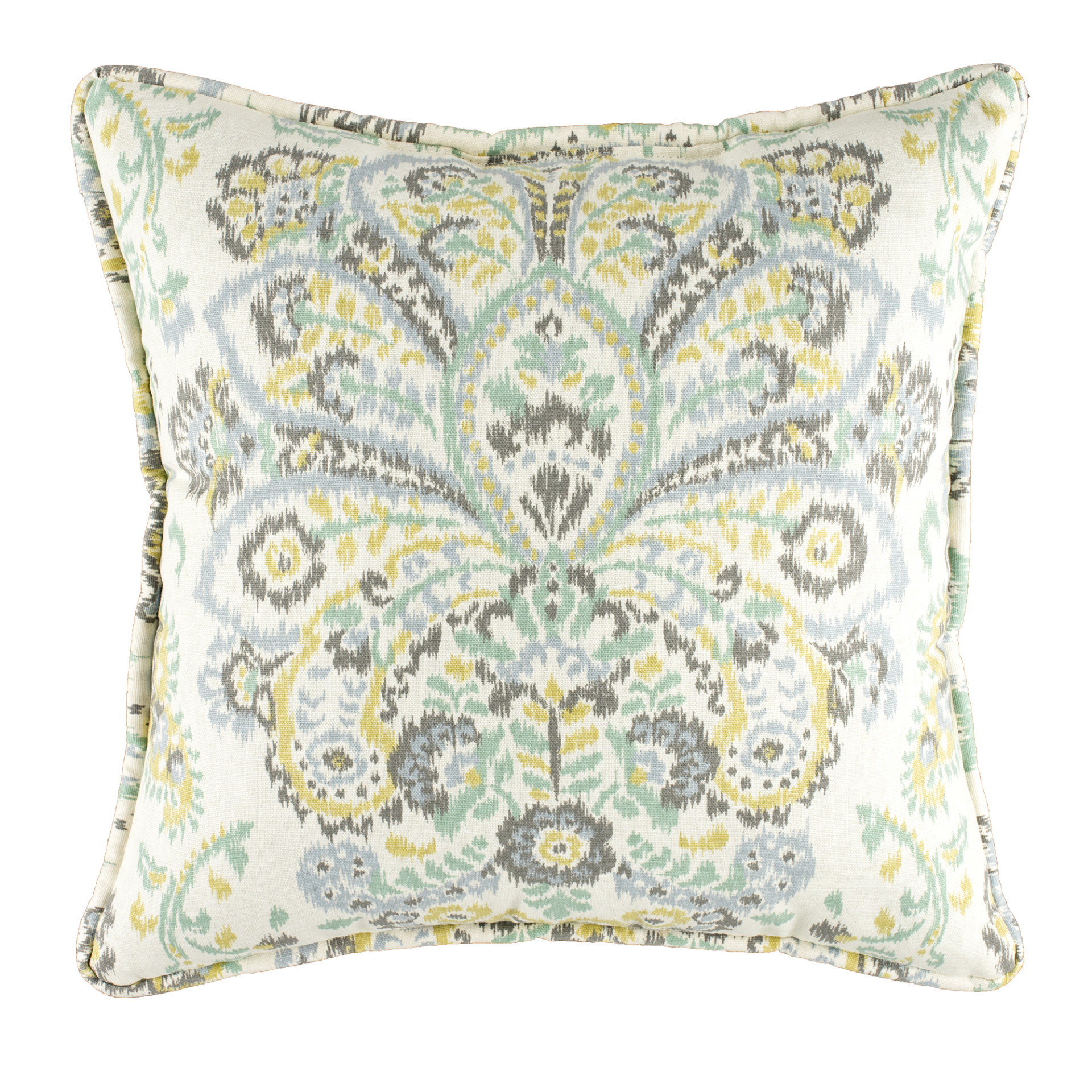 Provence Mist Square Pillow - Main Print - Thomasville at Home