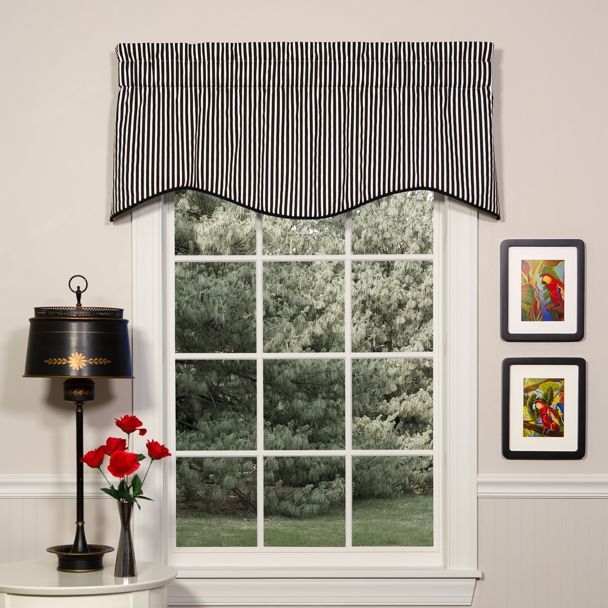 Carrie Stripe Winston Valance - Thomasville at Home