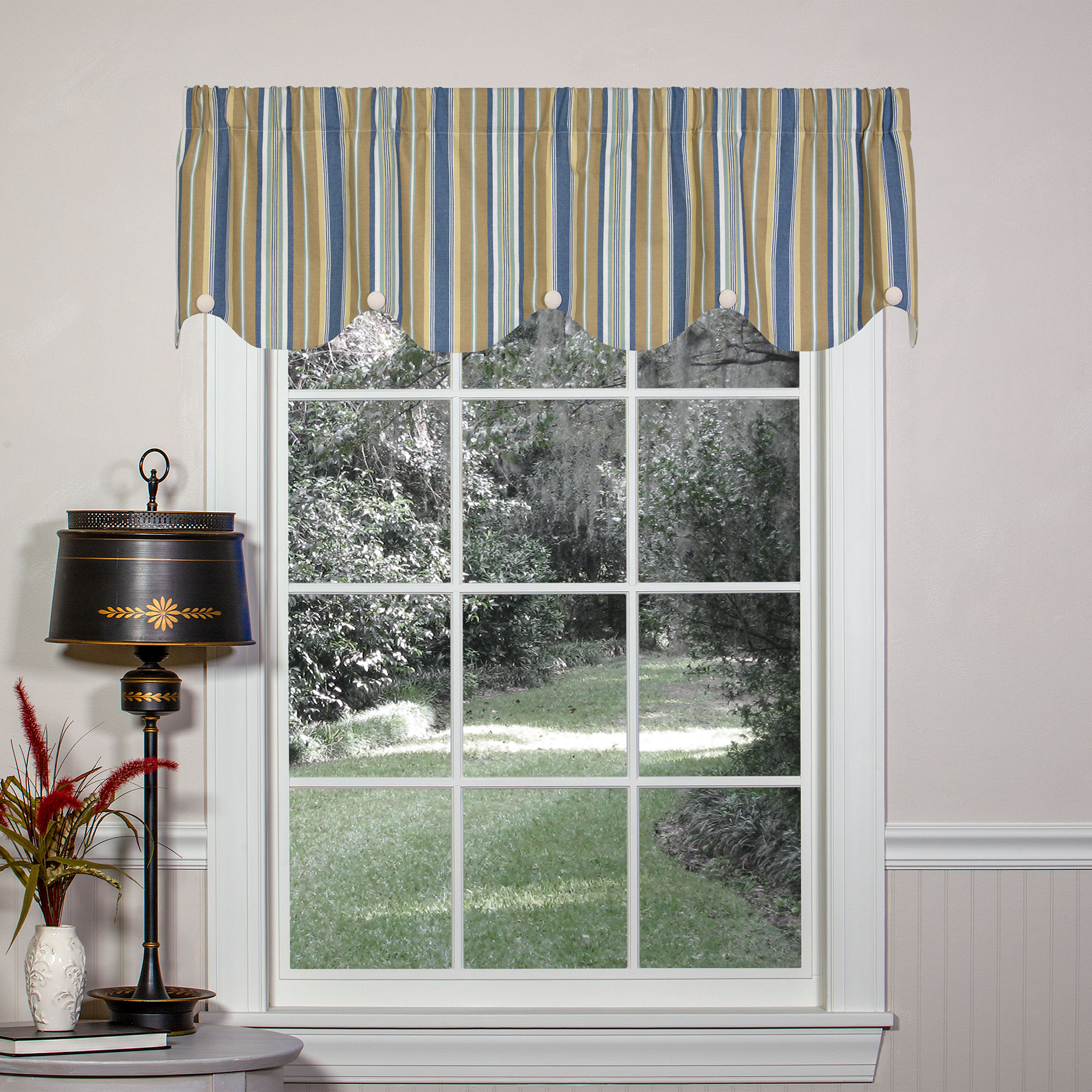 Frankie Scalloped Valance - Thomasville at Home