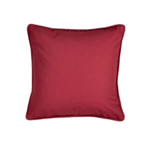 On Course Stripe Square Pillow ~ Red