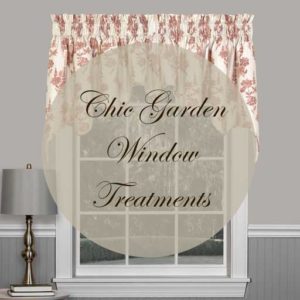 Chic Garden Blush Window Treatments
