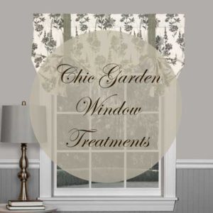 Chic Garden Grey Window Treatments