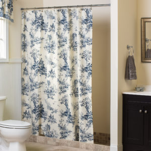 Bouvier Blue Shower Curtain