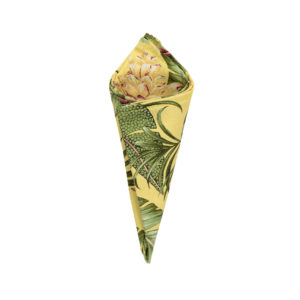 Fern Gully Yellow Floral Napkins - Pack of 4