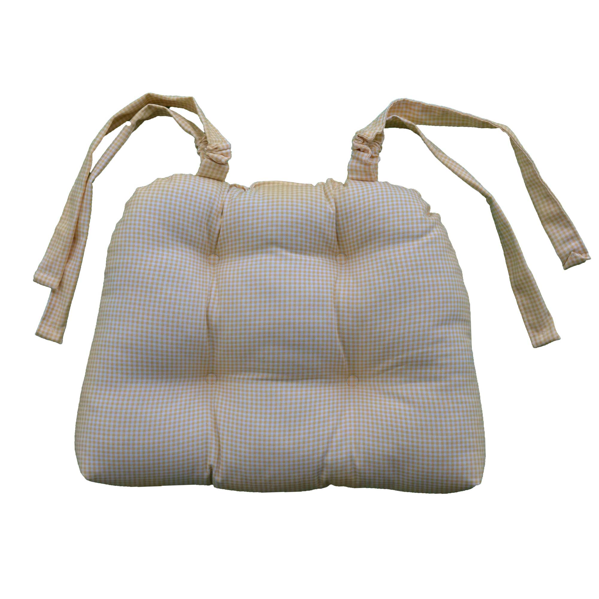 Cove Yellow Chair Pad with Ties (Indoor) Thomasville at Home