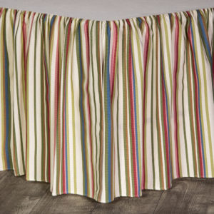 Virginia Stripe Bed Skirt