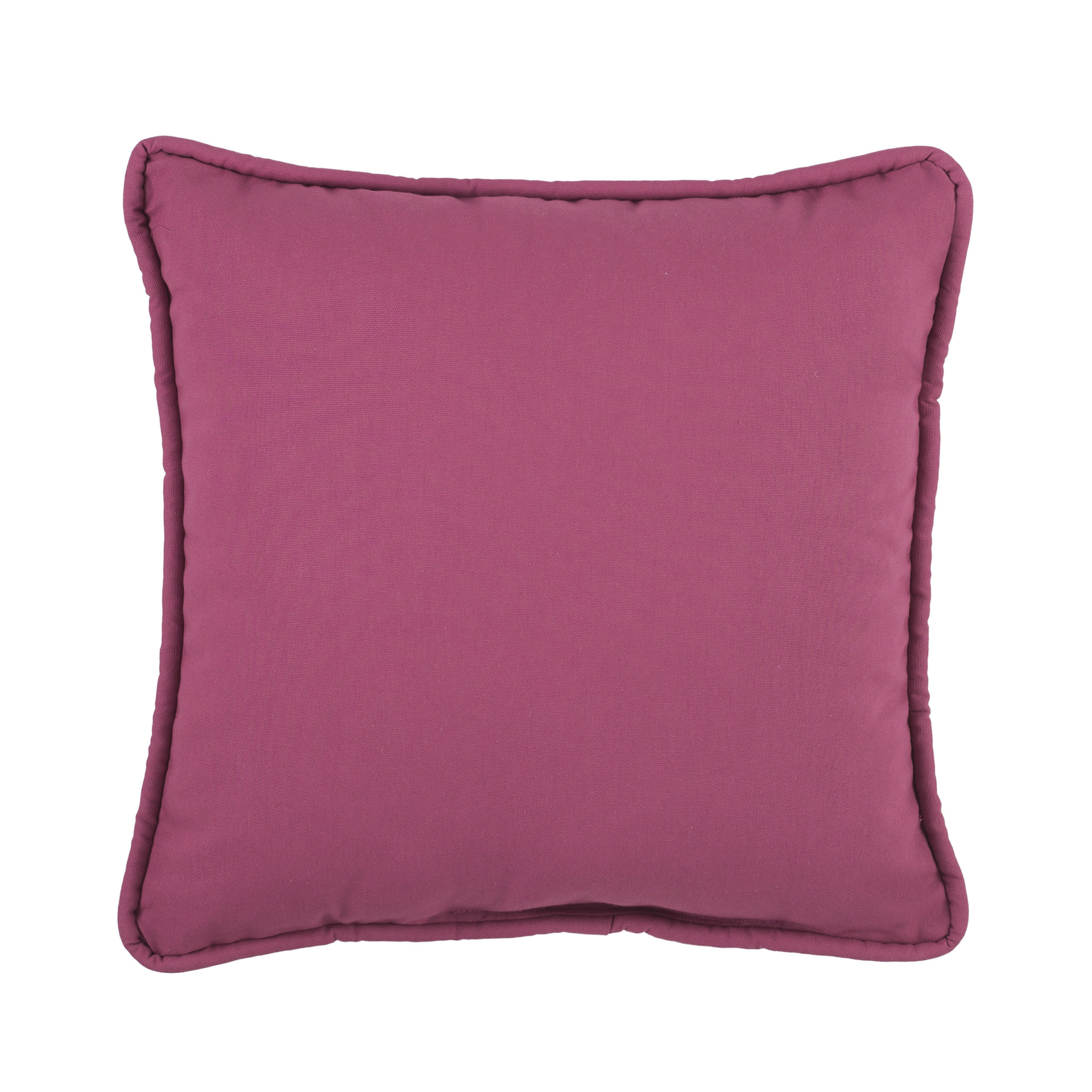 Martella Solid Pink Square Pillow Thomasville at Home