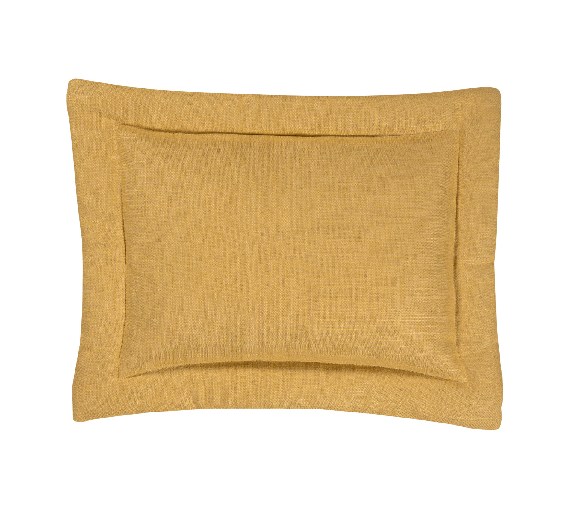 Luxuriance Yellow Linen Breakfast Pillow