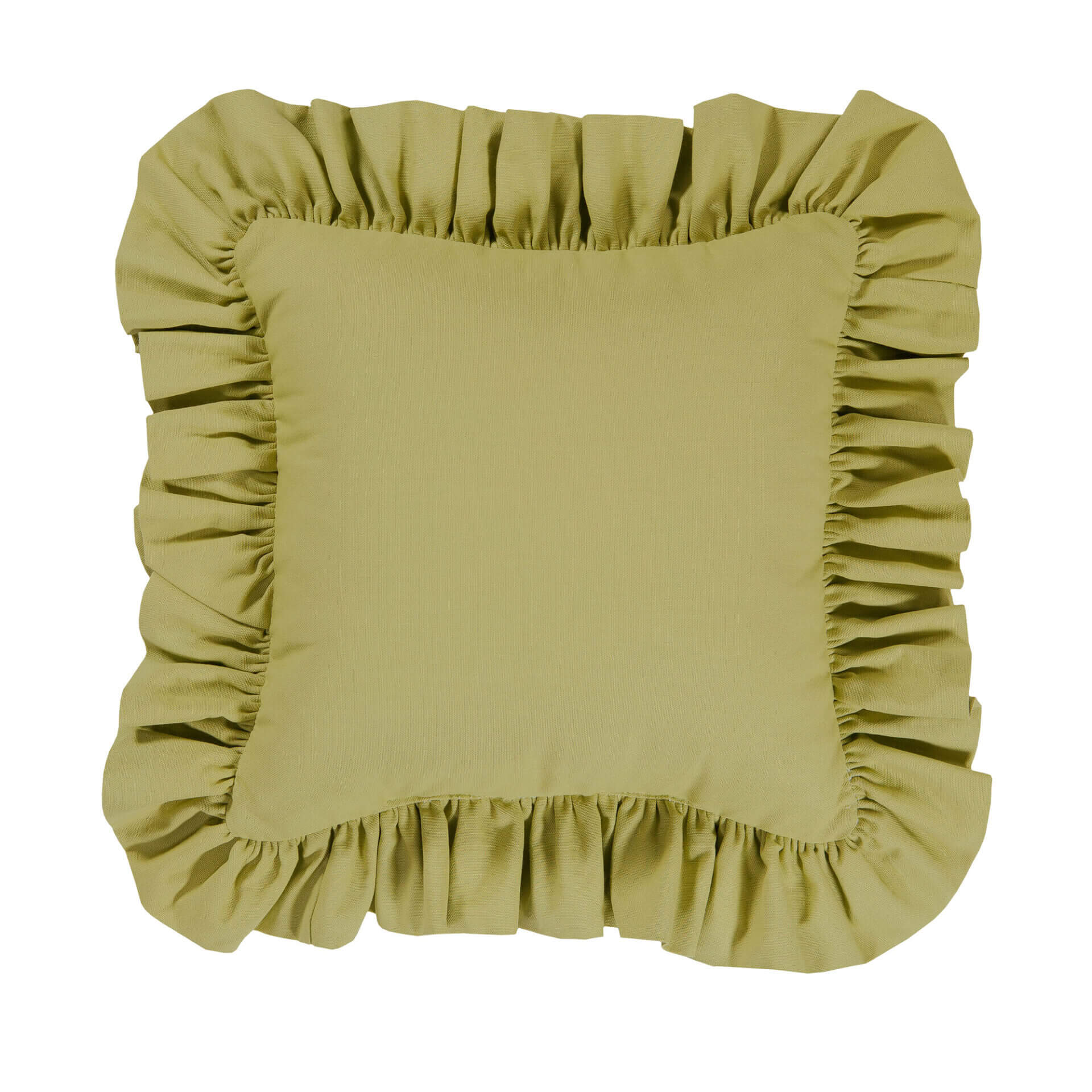 Kahlee Solid Green Square Pillow Thomasville at Home